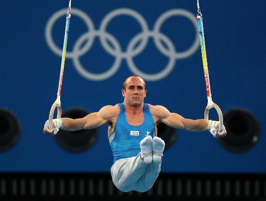 馬泰奧·莫蘭迪在北京奧運會弔環比賽中