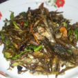 青椒乾小魚 青椒乾小魚