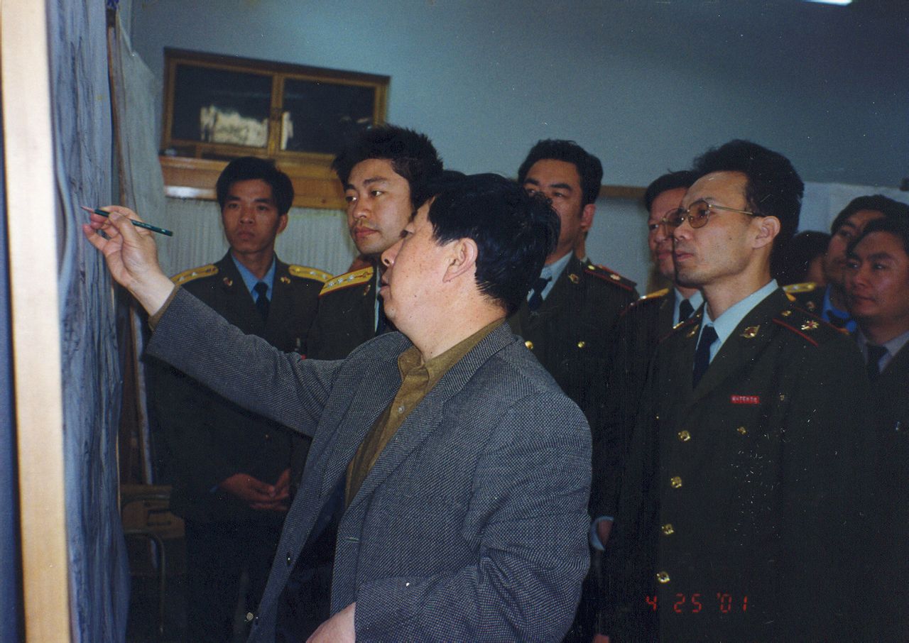 中國美協主席、著名畫家劉大為老師輔導創作