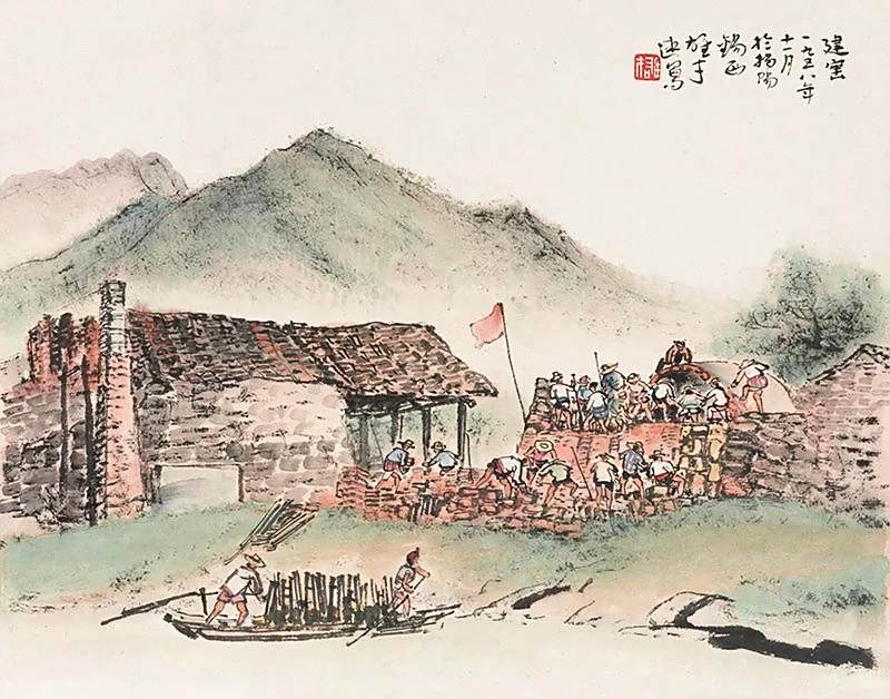 建窯(黎雄才創作畫作) 建窯(黎雄才創作畫作)