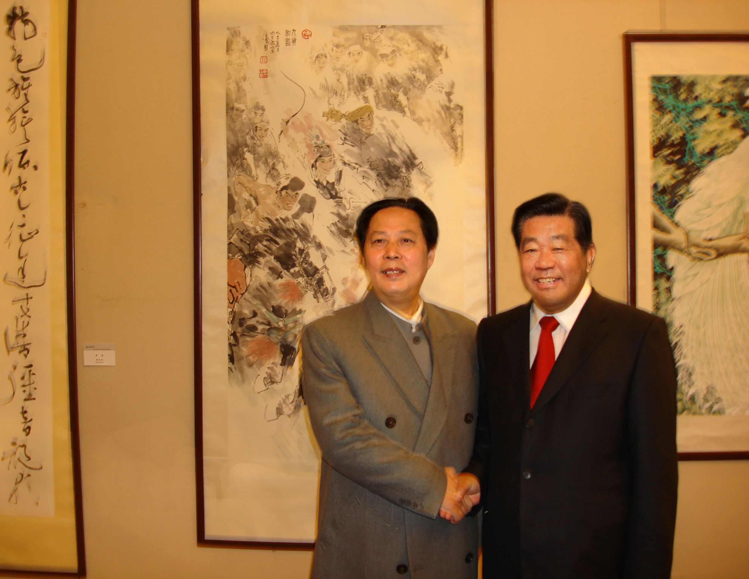 2008年，賈慶林先生特別接見汪國新