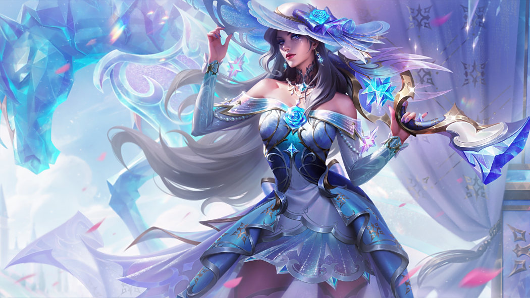 水晶玫瑰(《英雄聯盟手遊》中皮城女警凱特琳的一款手遊首發臻藏限定皮膚) 水晶玫瑰(《英雄聯盟手遊》中皮城女警凱特琳的一款手遊首發臻藏限定皮膚)