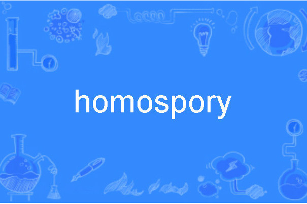 homospory homospory