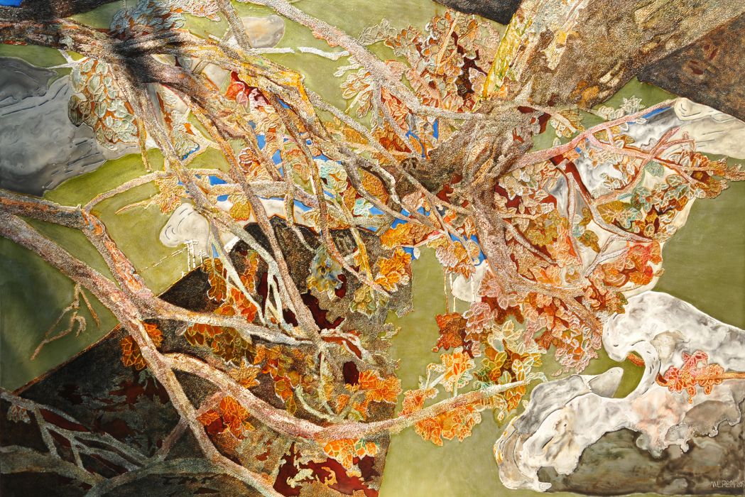 九月(門龍朋漆畫作品) 九月(門龍朋漆畫作品)
