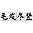 毛髮盡豎