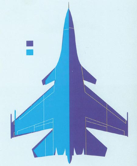 蘇-33與蘇-33UB的翼面積對比