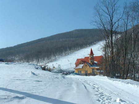 滑雪場美景