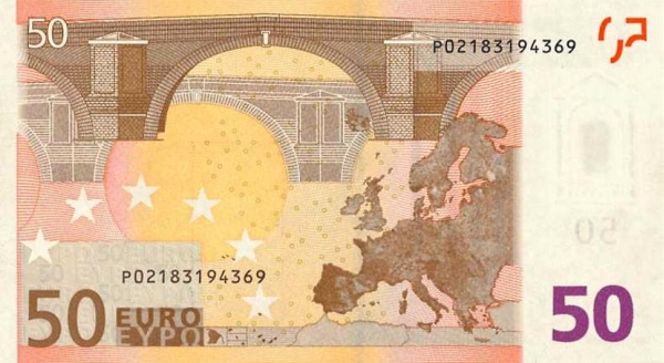 五十歐元紙幣