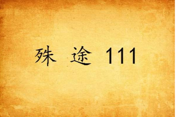殊途111 殊途111