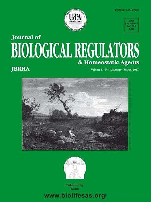 Journal of biological regulators and homeostatic agents Journal of biological regulators and homeostatic agents