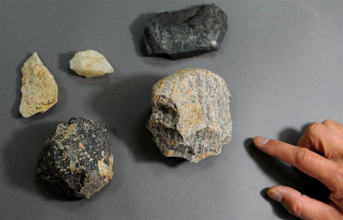 龍崗寺遺址年代超過100萬年的舊石器標本