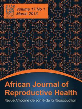 African Journal of Reproductive Health African Journal of Reproductive Health