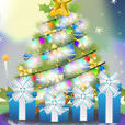 裝飾彩燈聖誕樹