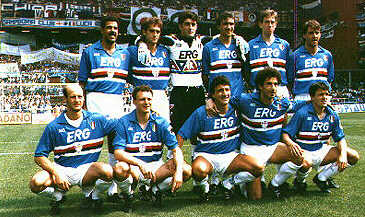 1990-91賽季桑普多利亞主力陣容