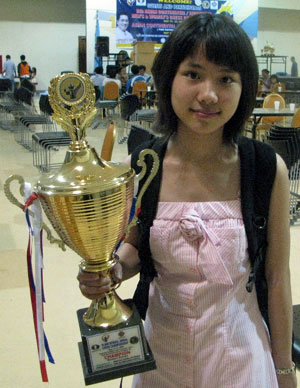 獲得2009年亞洲西洋棋女子個人錦標賽冠軍