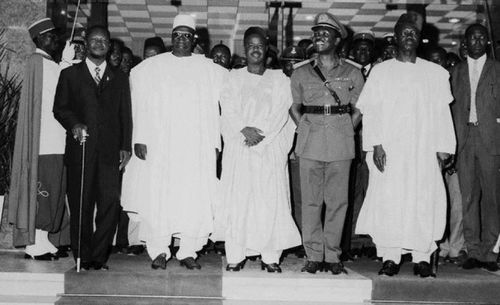 博卡薩、迪奧里、阿希喬、戈翁等黑非洲領袖