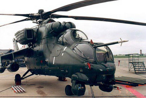 米-35是著名的米-24“雌鹿”直升機的出口型