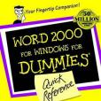 Word 2000 for Windows for Dummies Quick Reference Word 2000 for Windows for Dummies Quick Reference