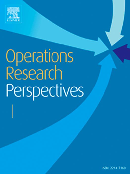 Operations Research Perspectives Operations Research Perspectives