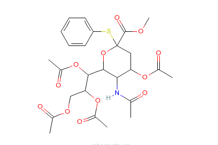 5-乙醯氨基-4,7,8,9-四-O-乙醯基-3,5-雙脫氧-2-S-苯基-2-硫基-D-