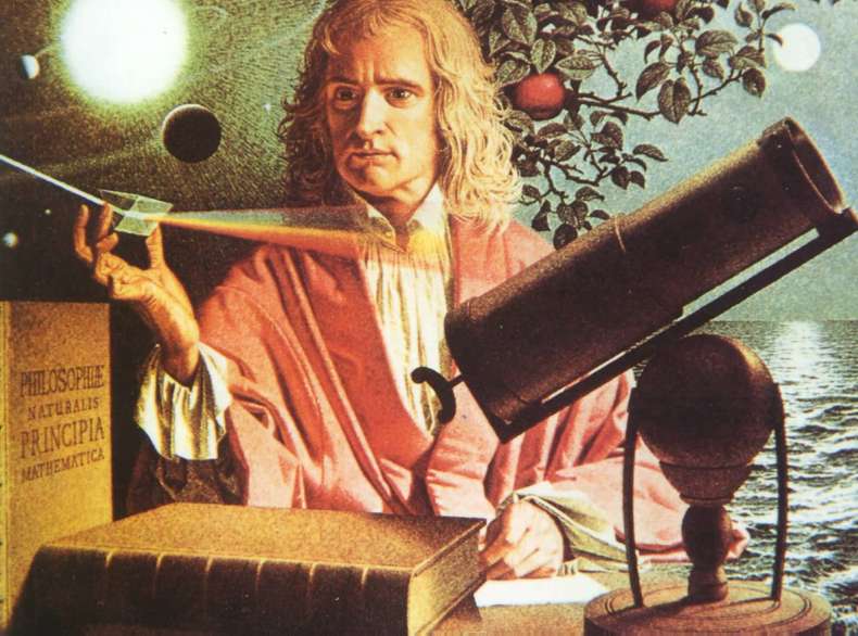牛頓(儒略曆1642-12-25日到1727-3-20日)