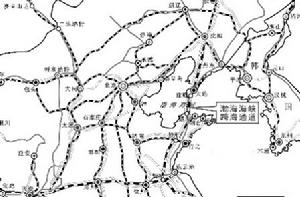 渤海海峽跨海通道位置示意圖