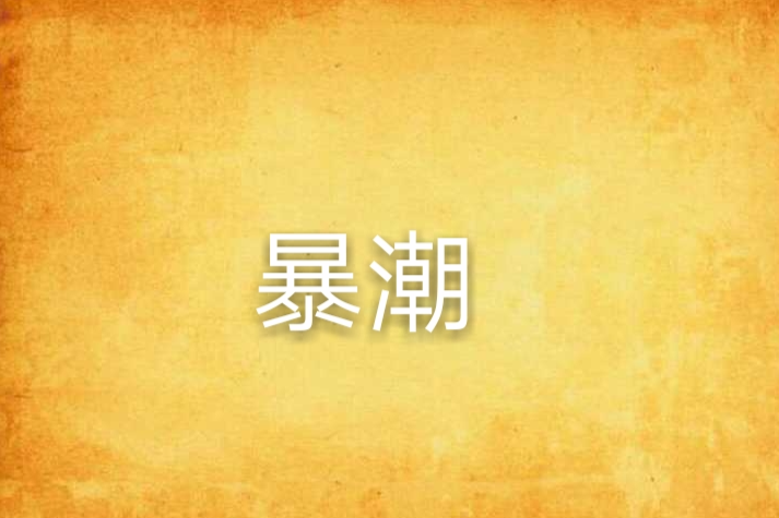 暴潮 暴潮