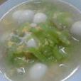 萵筍蛋湯 萵筍蛋湯