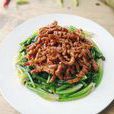 肉絲炒菠菜 肉絲炒菠菜