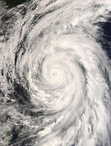 超強颱風威馬遜衛星雲圖