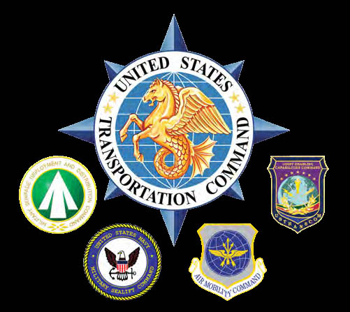 美國運輸司令部及其下屬司令部標誌