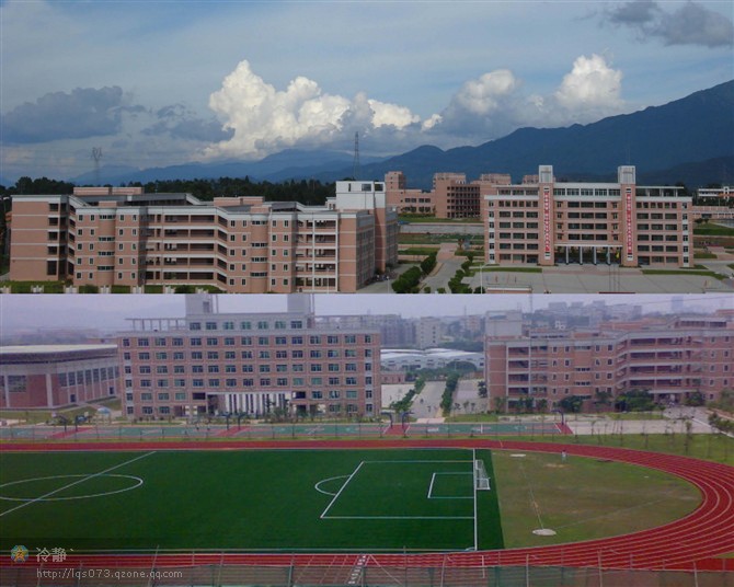 惠東中學俯視圖
