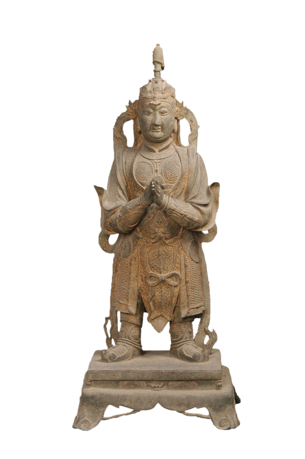 清韋陀銅造像