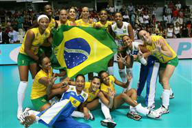 巴西隊獲得冠軍