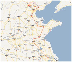 俊風CV03常州至北京路線