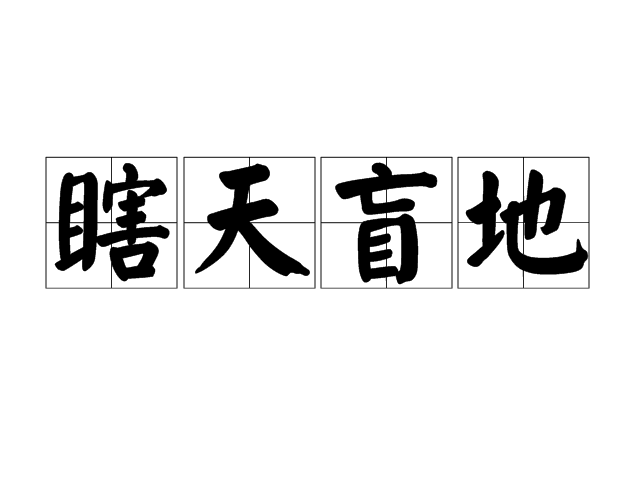 瞎天盲地 瞎天盲地