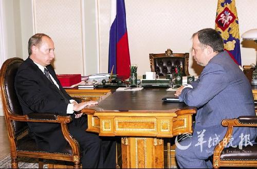 弗拉基米爾·利辛與普京總統