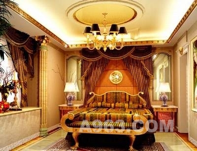 大款奢華至極的歐式臥室