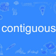 contiguous contiguous