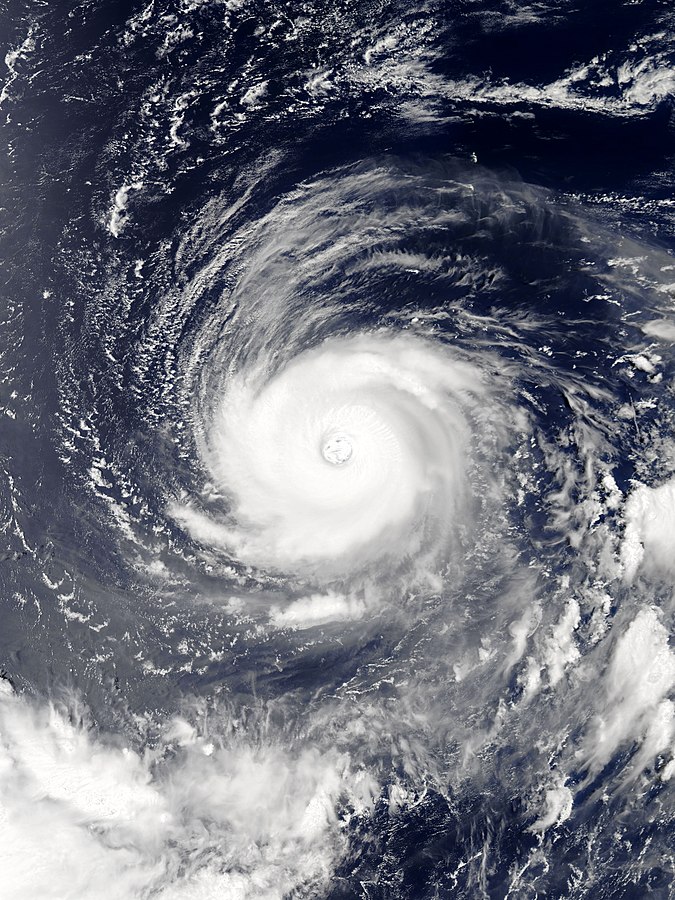 超強颱風奧鹿衛星雲圖