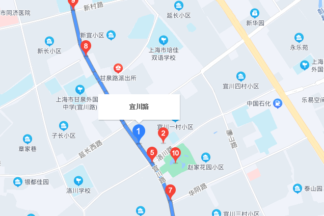 宜川路(上海市靜安區和普陀區境內道路) 宜川路(上海市靜安區和普陀區境內道路)