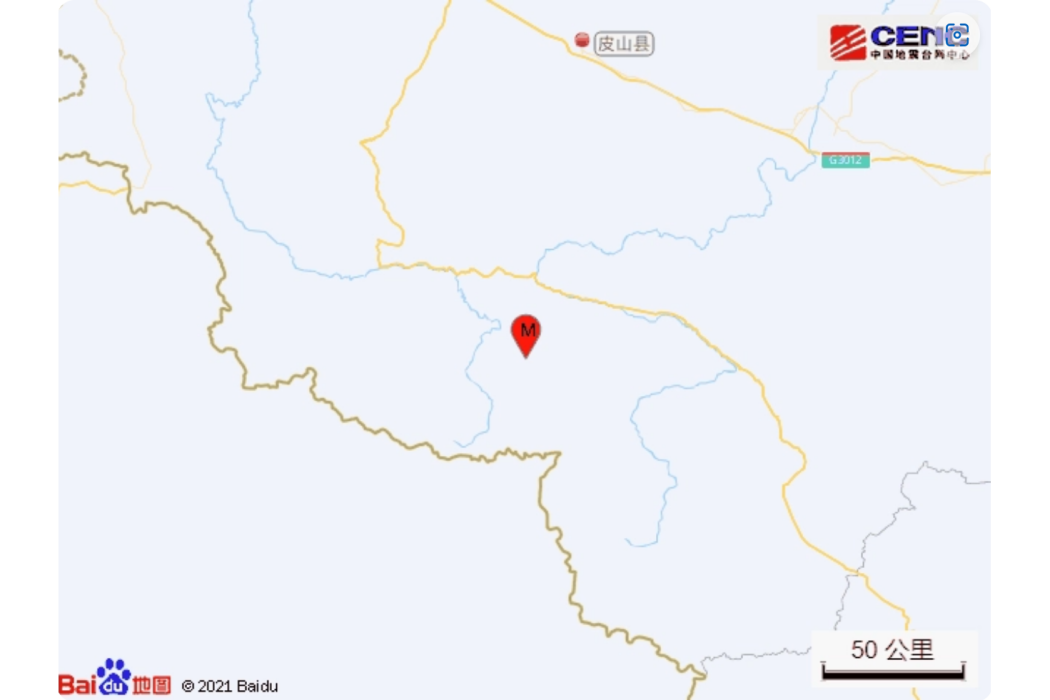 5·1皮山地震