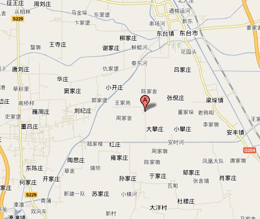台南鎮區域地圖