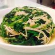 金針菇菠菜 金針菇菠菜