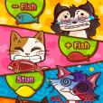 貓咪吃魚 貓咪吃魚