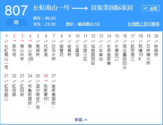 綿陽公交807路 綿陽公交807路