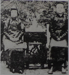 1916春(左)鄧春蘭結婚照蔡曉舟（右）