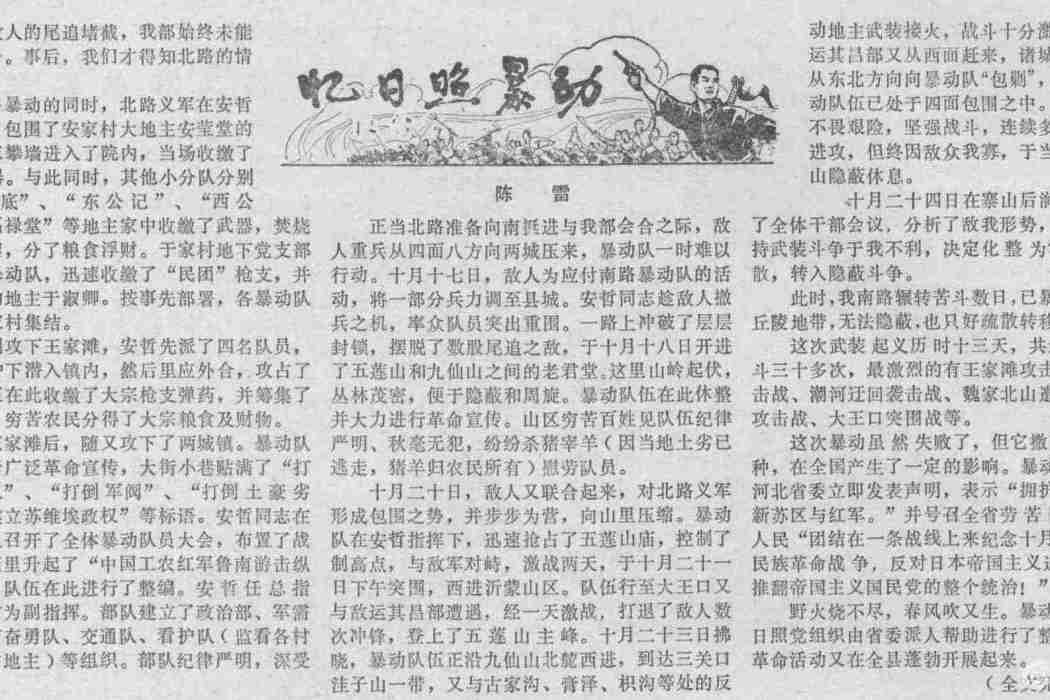 日照暴動 日照暴動