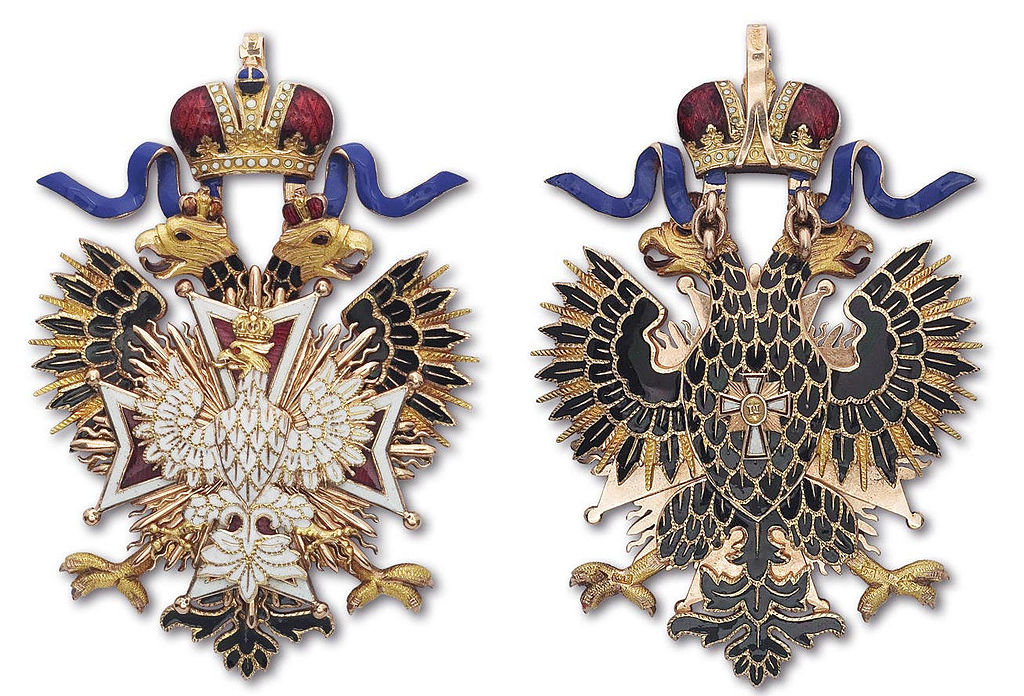 1863年頒發的白鷹勳章