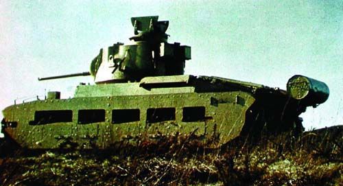 英國本土演習中的“馬蒂爾達”2型坦克